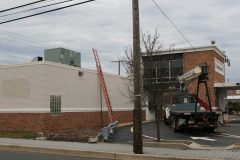 Crane Arriving - Bank HVAC Commercial Project