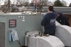 Cranbury Comfort Commercial Techs - Bank HVAC Commercial Project