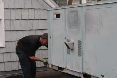 Preparing Rooftop HVAC Unit - Hotel Commercial HVAC Project