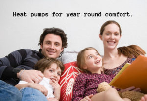 picture of family enjoying indoor heating comfort
